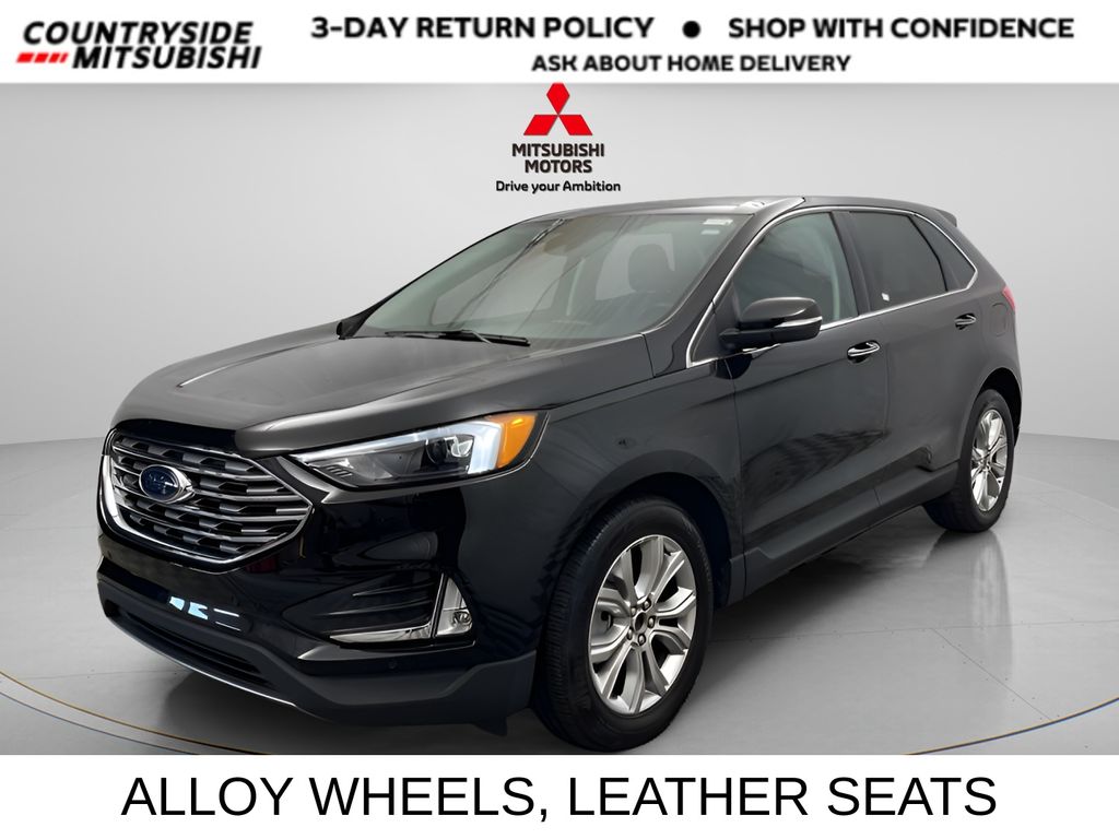 Agate Black Metallic 2024 Ford Edge Titanium AWD SUV / Crossover All-Wheel Drive 8-Speed Automatic