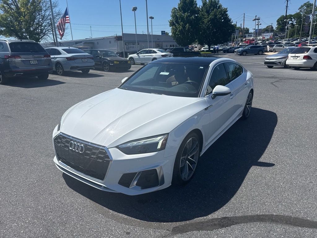 2023 Audi A5 Sportback 45 S line Premium Plus White at Audi Porsche Sewickley