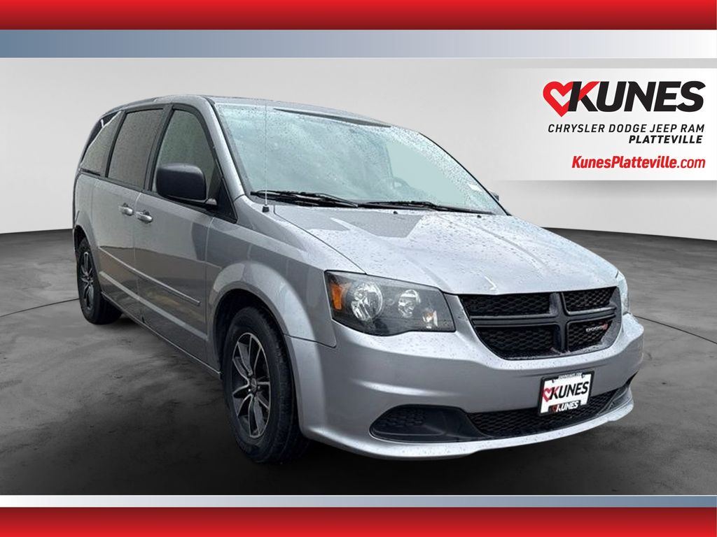 Billet Silver Metallic Clearcoat 2015 Dodge Grand Caravan Minivan Front-Wheel Drive 6-Speed Automatic