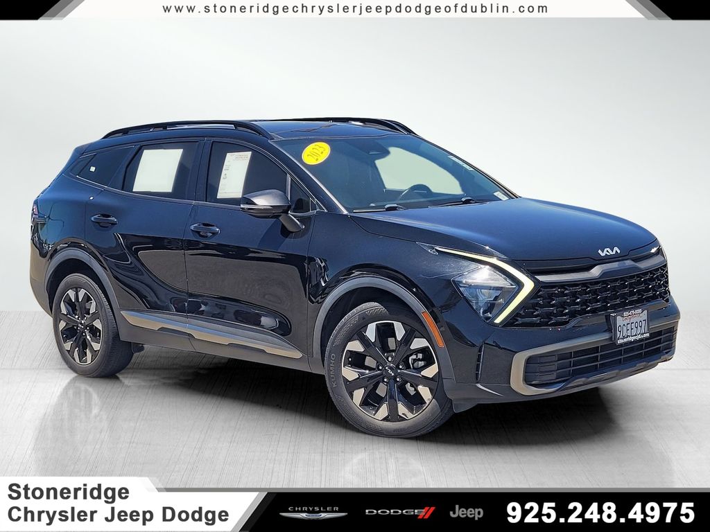 Ebony Black 2023 Kia Sportage SUV / Crossover All-Wheel Drive 8-Speed Automatic