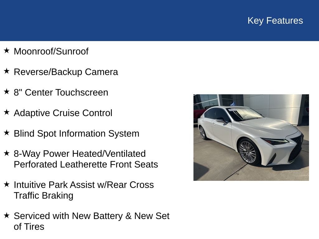 2023 Lexus IS 300 Base