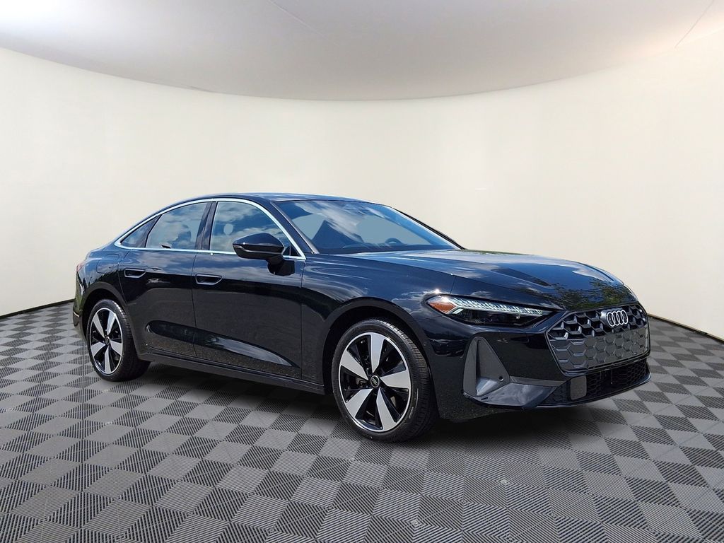 Mythos Black Metallic 2025 Audi A5 quattro Premium Plus Sedan Sedan All-Wheel Drive 7-Speed Automatic
