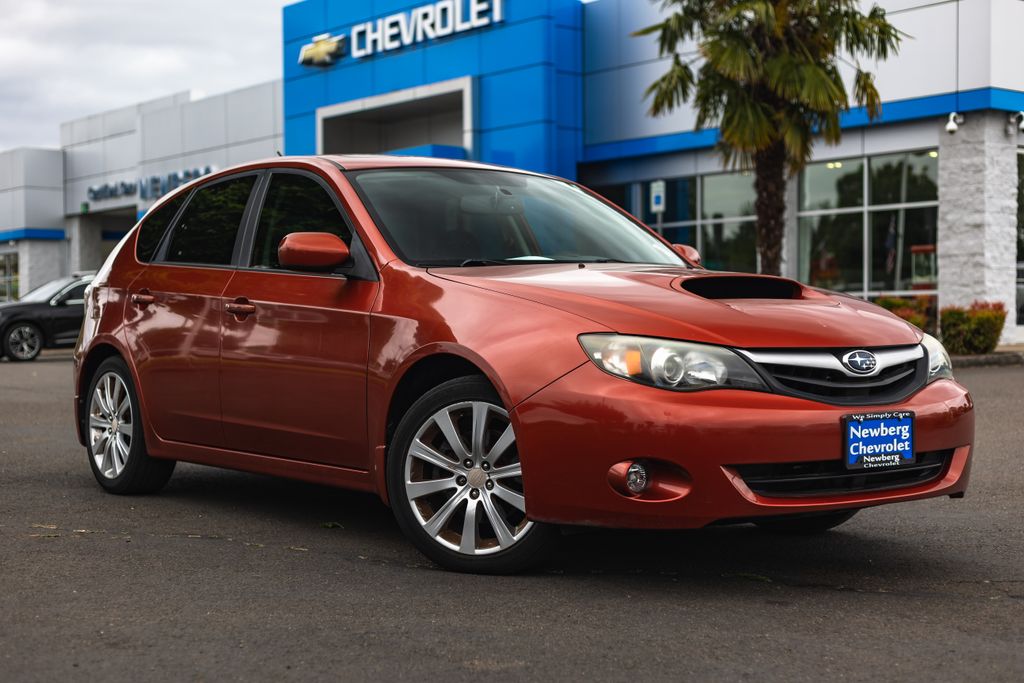 Paprika Red Pearl 2010 Subaru Impreza Hatchback All-Wheel Drive 4-Speed Automatic Overdrive