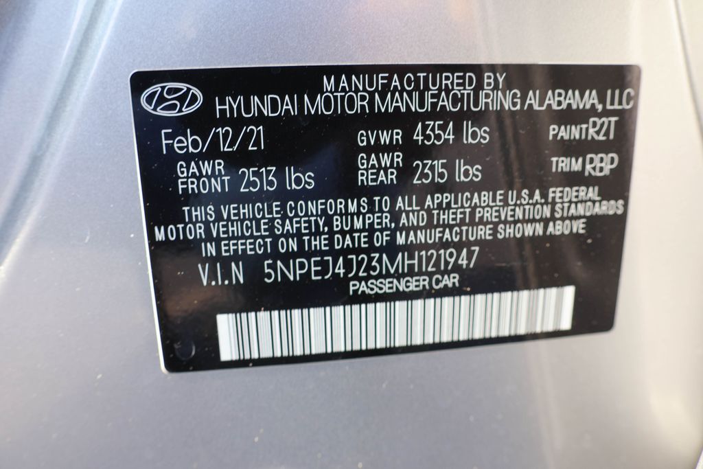 2021 Hyundai Sonata SEL Plus 44