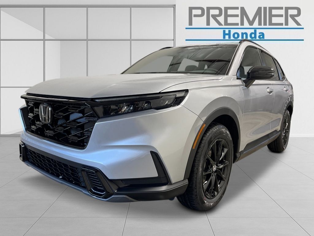 Solar Silver Metallic 2026 Honda CR-V Hybrid SUV / Crossover All-Wheel Drive Continuously Variable Transmission