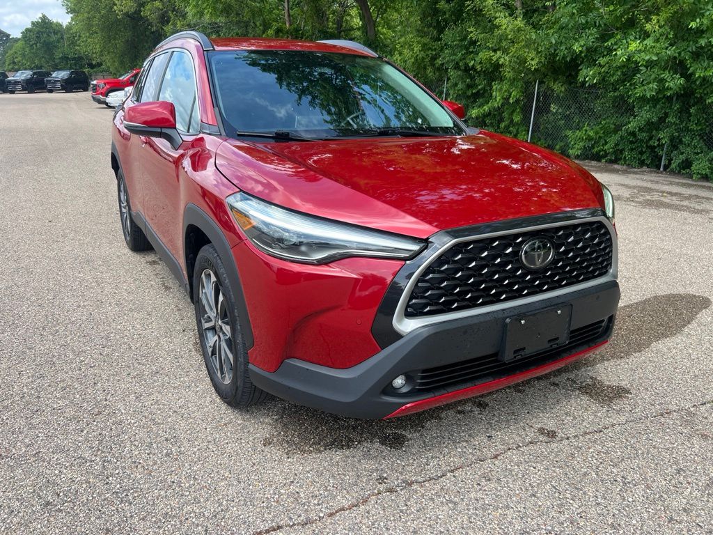 Barcelona Red Metallic 2023 Toyota Corolla Cross XLE AWD SUV / Crossover All-Wheel Drive Continuously Variable Transmission