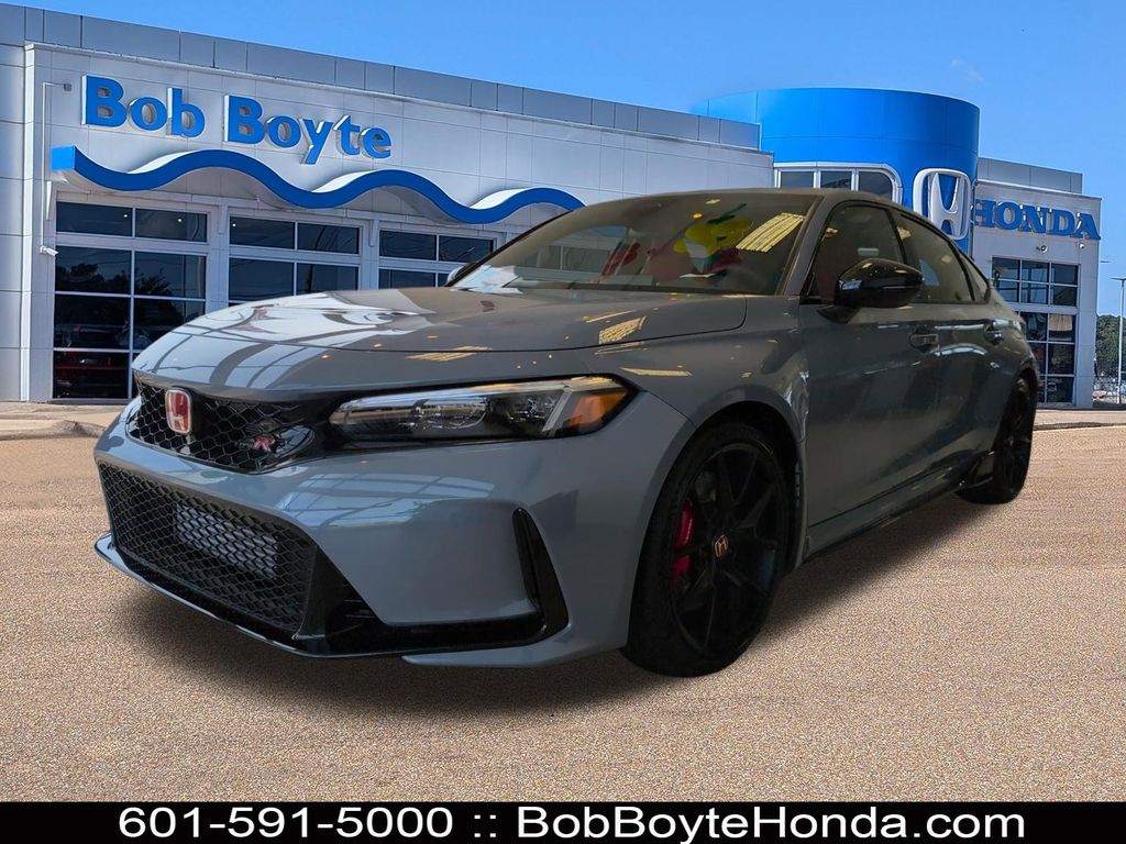 Sonic Gray Pearl 2025 Honda Civic Type R FWD Hatchback Front-Wheel Drive 6-Speed Manual