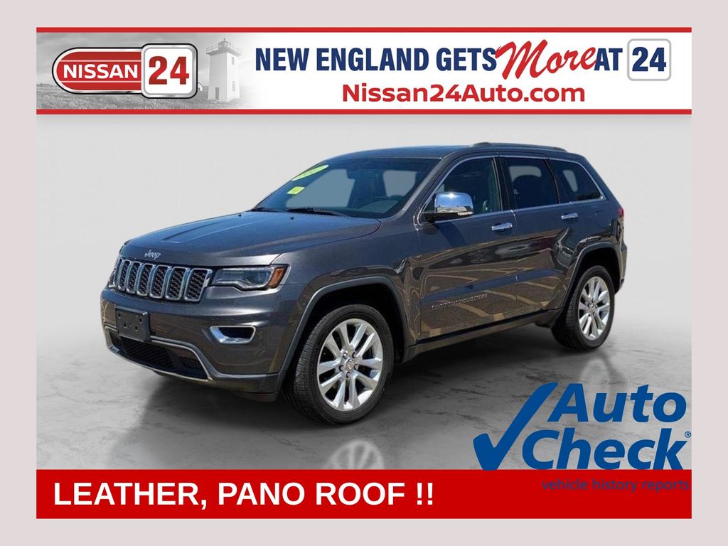 Crystal Metallic 2017 Jeep Grand Cherokee SUV / Crossover Four-Wheel Drive 8-Speed Automatic