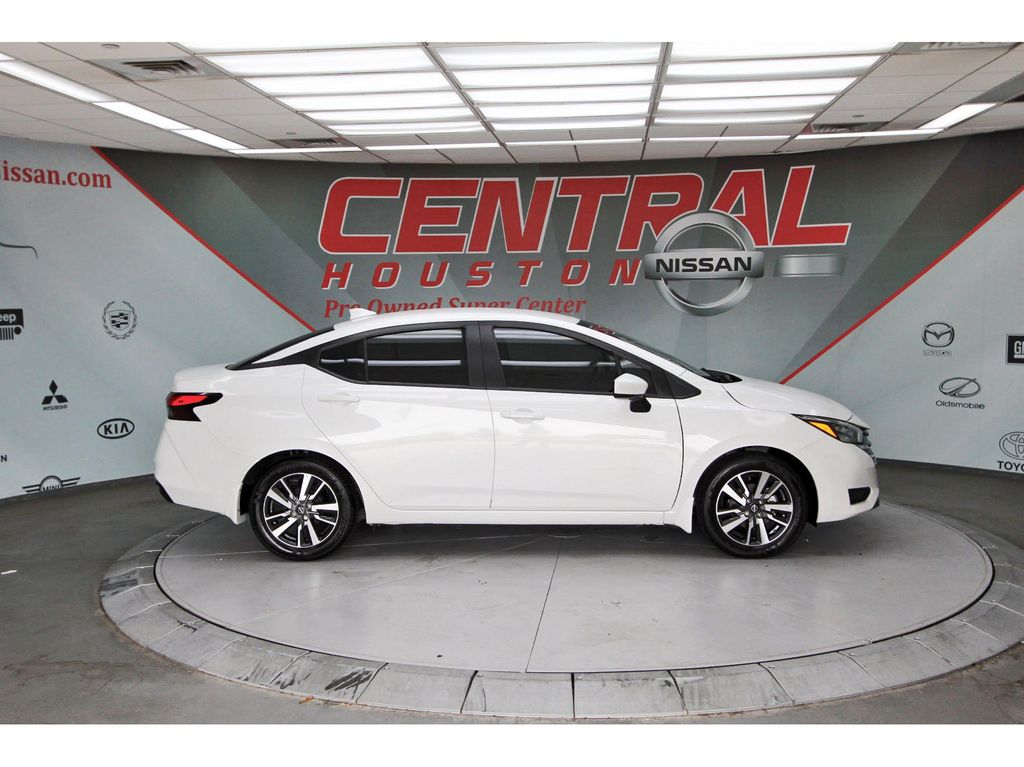 2025 Nissan Versa 1.6 SV White at Baytown Hyundai