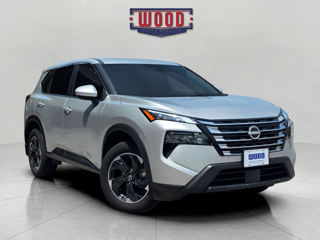 Brilliant Silver Metallic 2024 Nissan Rogue SUV / Crossover All-Wheel Drive Continuously Variable Transmission