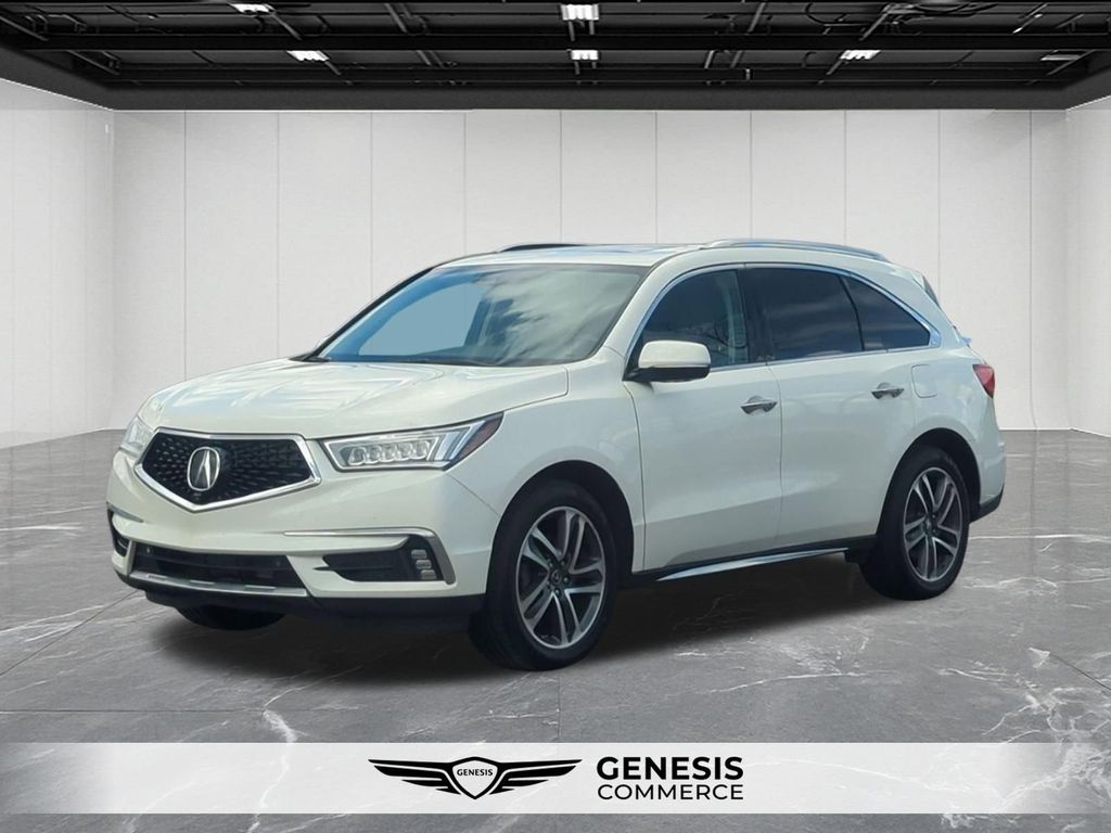 White Diamond Pearl 2017 Acura MDX SH-AWD with Elite Package SUV / Crossover 9-Speed Automatic