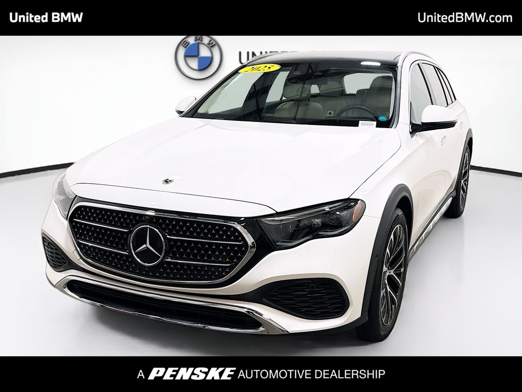 Polar White 2025 Mercedes-Benz E-Class All-Terrain E 450 4MATIC Wagon All-Wheel Drive 9-Speed Automatic