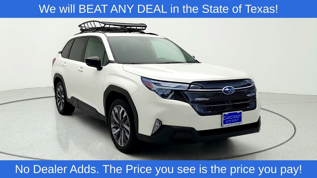 Crystal White Pearl 2025 Subaru Forester SUV / Crossover All-Wheel Drive Continuously Variable Transmission