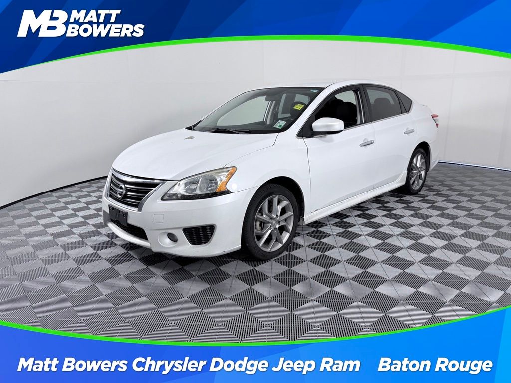 Aspen White 2014 Nissan Sentra Sedan Front-Wheel Drive Continuously Variable Transmission