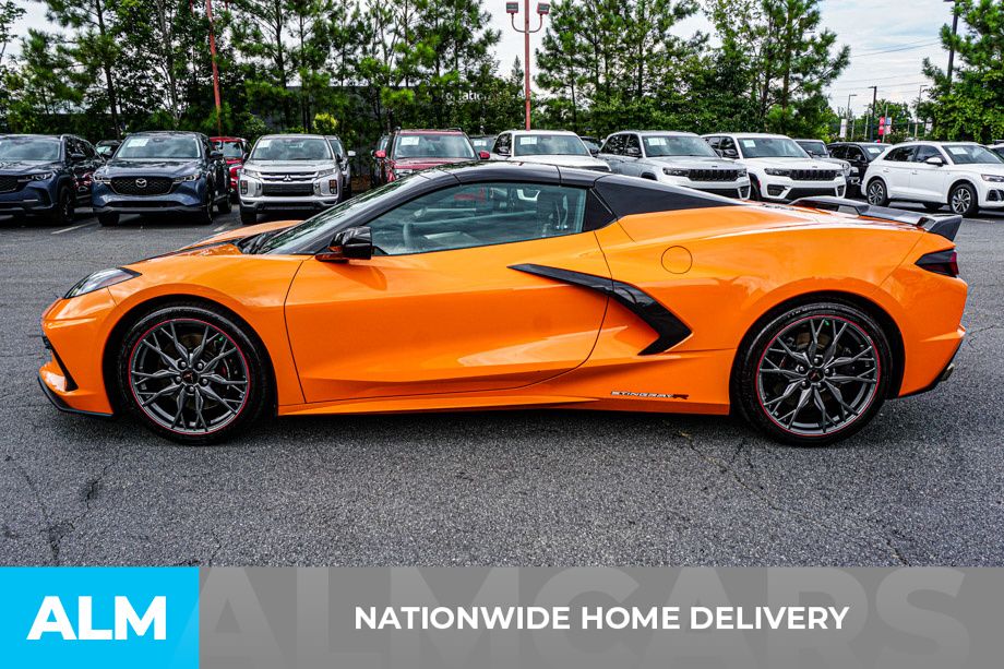 Used 2024 Orange Chevrolet Stingray image 4