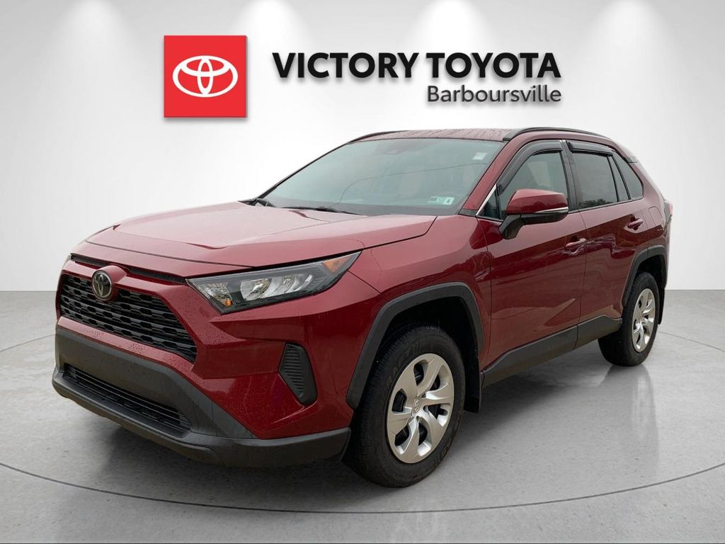 Red (Ruby Flare Pearl) 2020 Toyota RAV4 LE AWD SUV / Crossover All-Wheel Drive 8-Speed Automatic