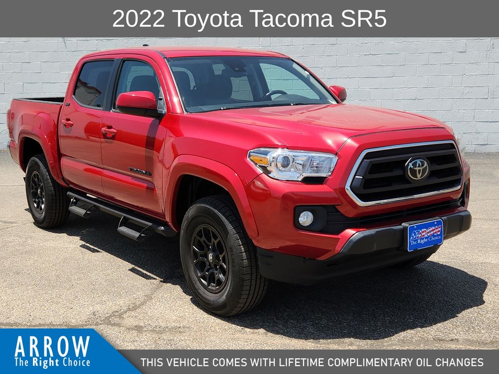 Barcelona Red Metallic 2022 Toyota Tacoma Pickup Truck 4X2 6-Speed Automatic