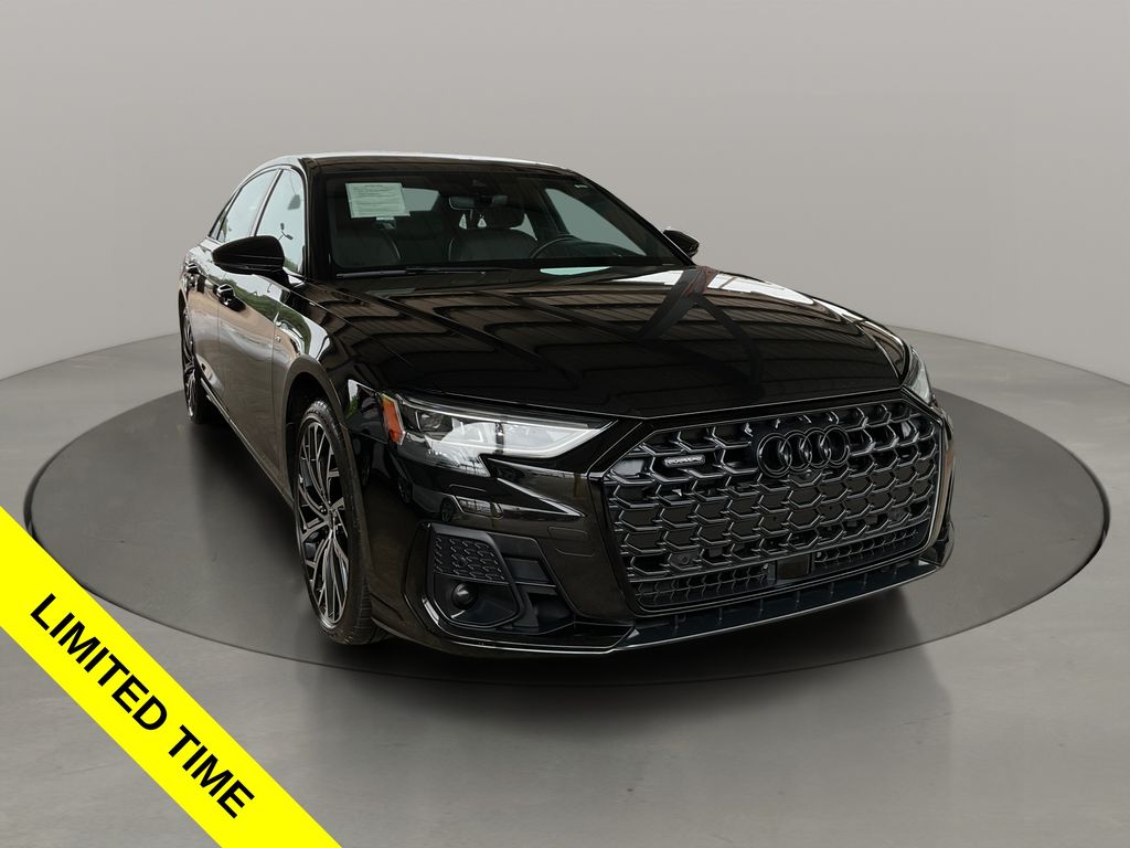 Mythos Black Metallic 2022 Audi A8 Sedan All-Wheel Drive 8-Speed Automatic
