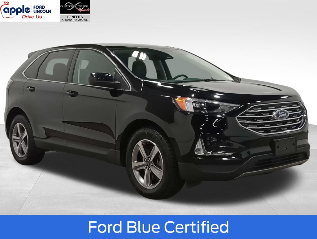 Black Metallic 2022 Ford Edge SUV / Crossover All-Wheel Drive 8-Speed Automatic