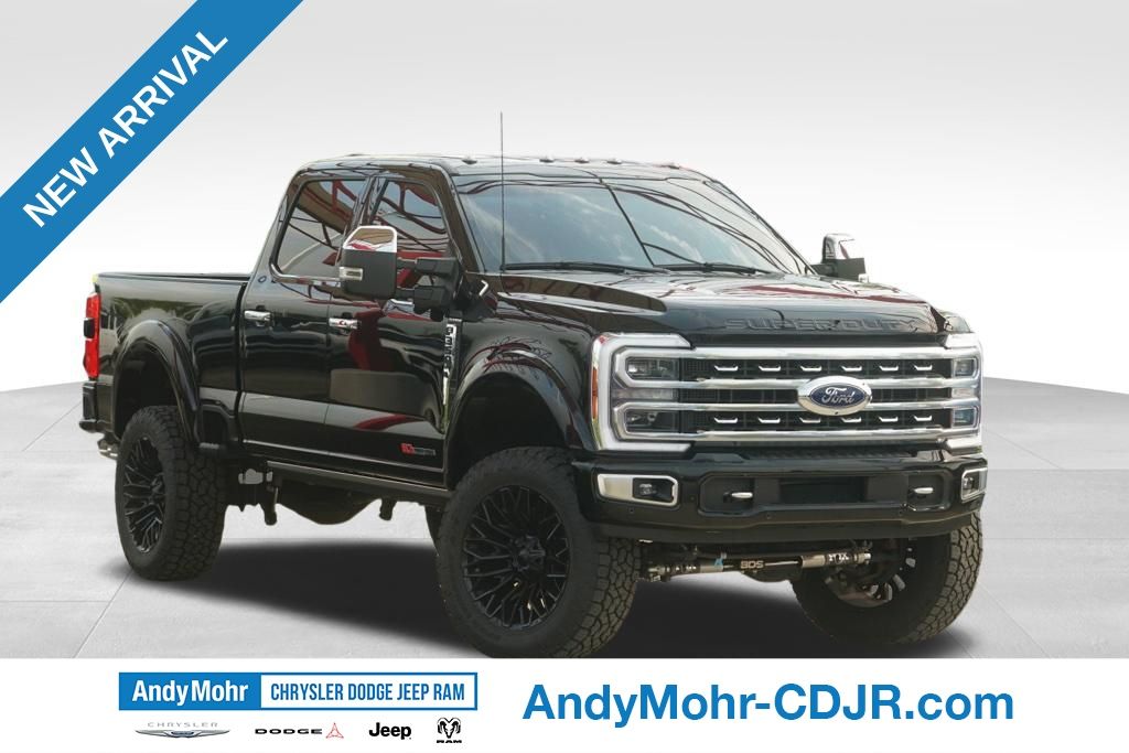 Black Metallic 2024 Ford F-350 Super Duty Pickup Truck Four-Wheel Drive Automatic