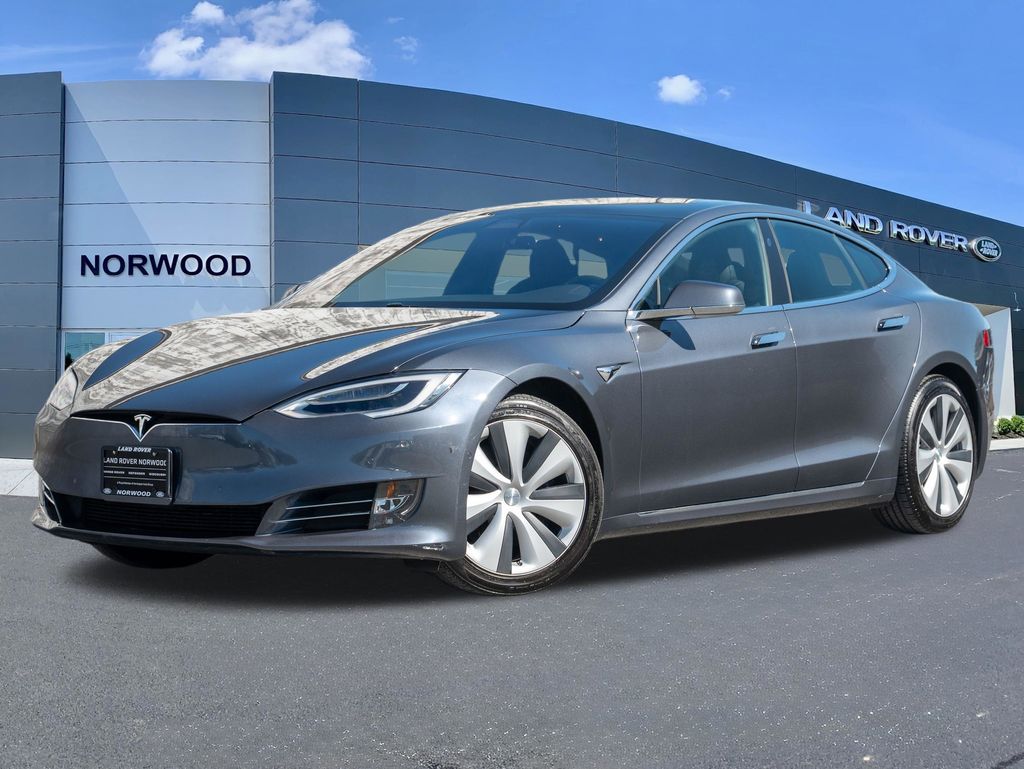 Midnight Silver Metallic 2020 Tesla Model S Long Range AWD Sedan All-Wheel Drive 1-Speed Automatic