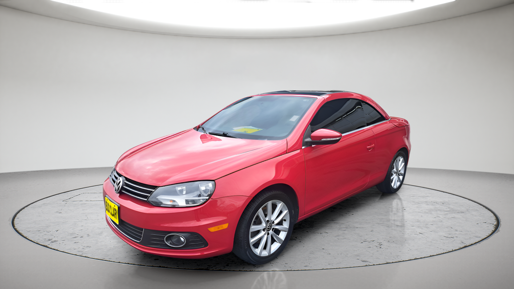 Red 2012 Volkswagen Eos Convertible Front-Wheel Drive 6-Speed Dual Clutch