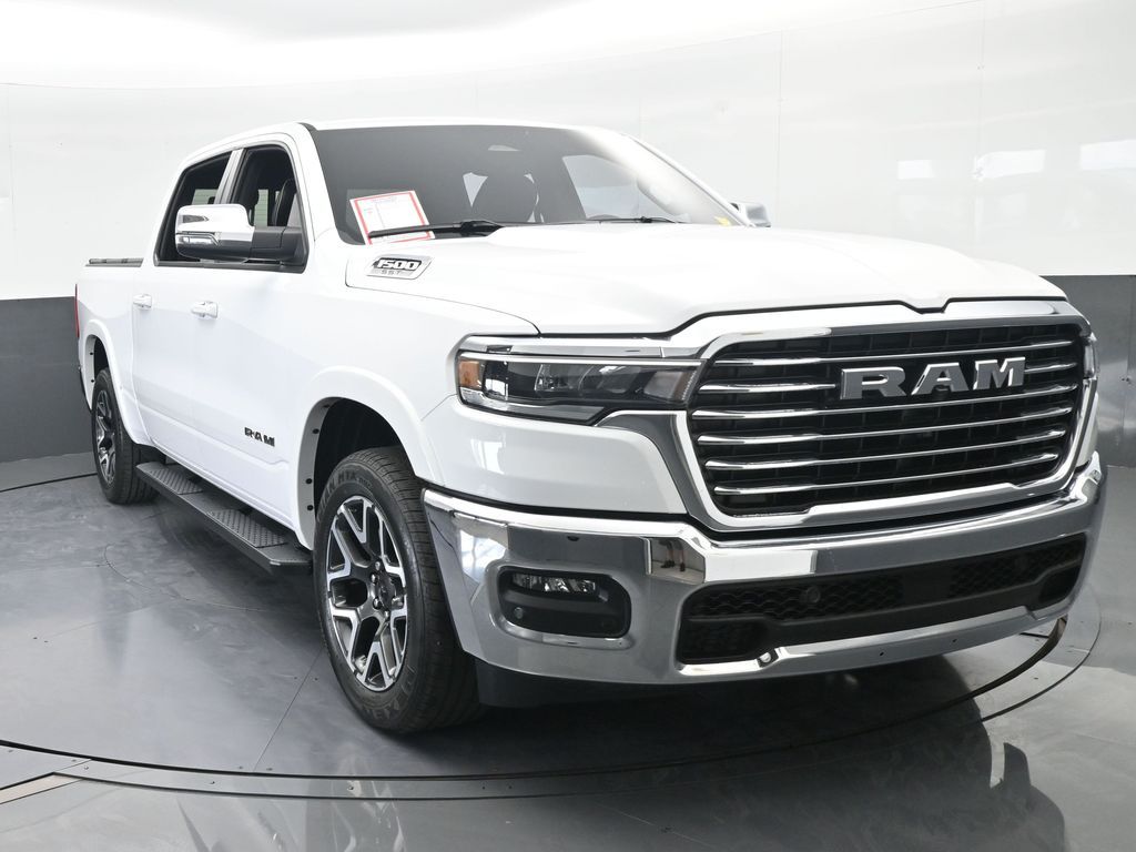 Used 2025 Bright White Clearcoat Ram Laramie image 9