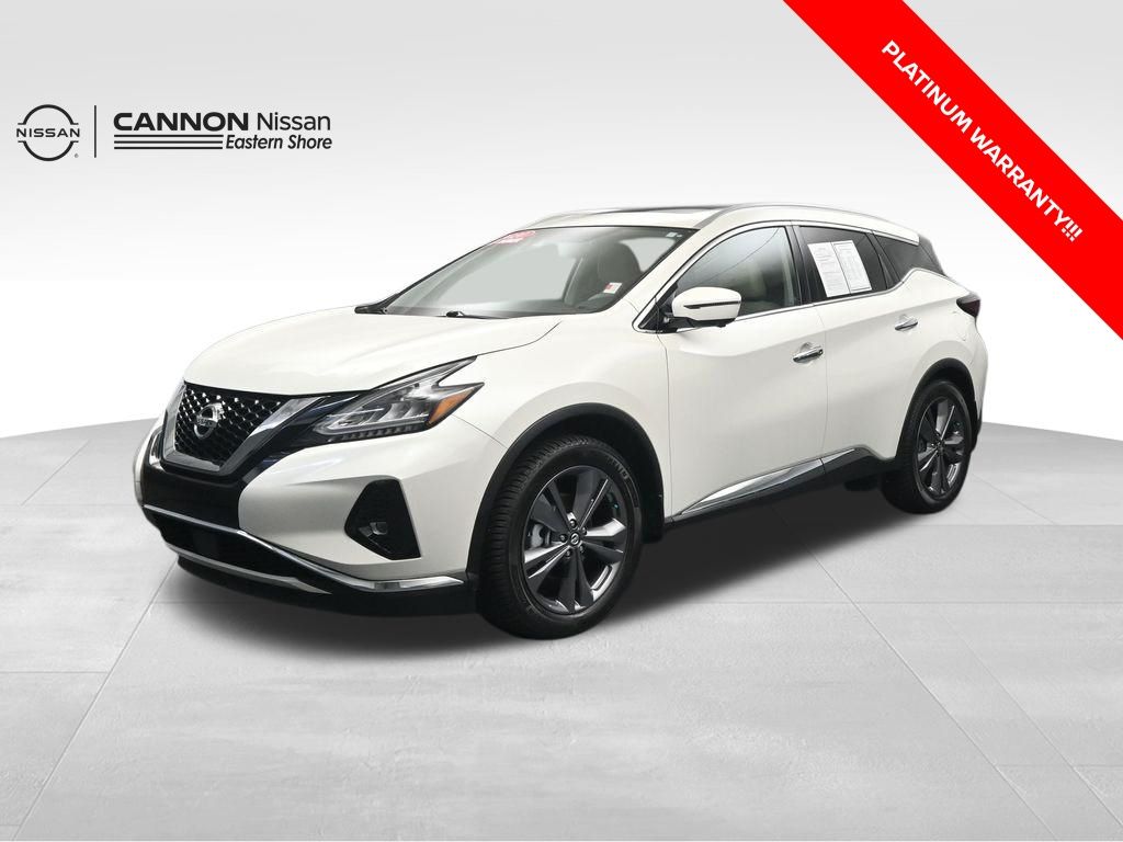 Pearl White Tricoat 2020 Nissan Murano SUV / Crossover Front-Wheel Drive Continuously Variable Transmission
