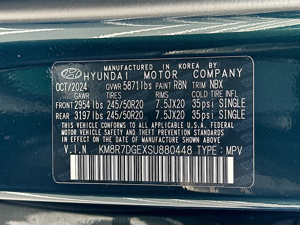 2025 Hyundai Palisade Calligraphy 24