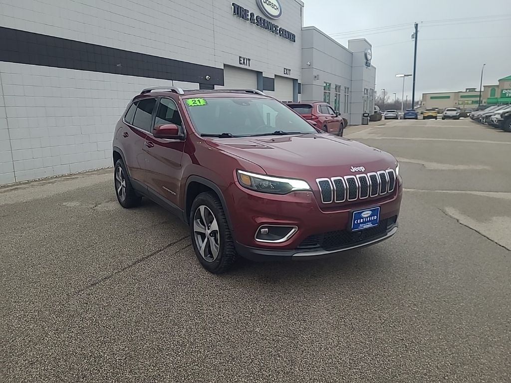used 2021 Jeep Cherokee car, priced at $24,710