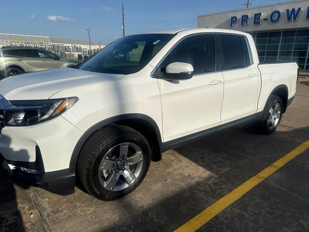 White 2026 Honda Ridgeline Pickup Truck All-Wheel Drive 9-Speed Automatic