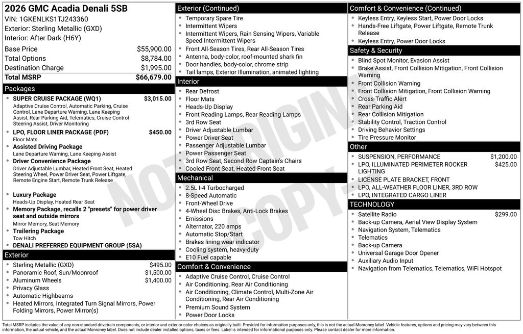 New 2026 Silver GMC Denali image 45