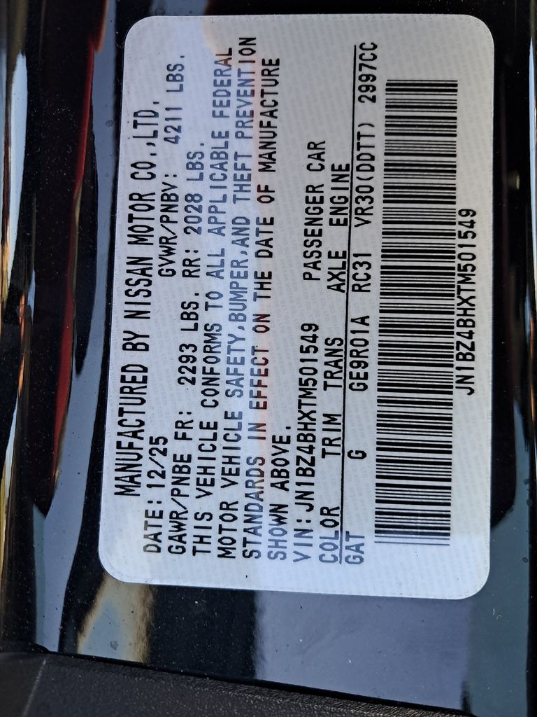 2026 Nissan Z Performance Black at John Sisson Motors
