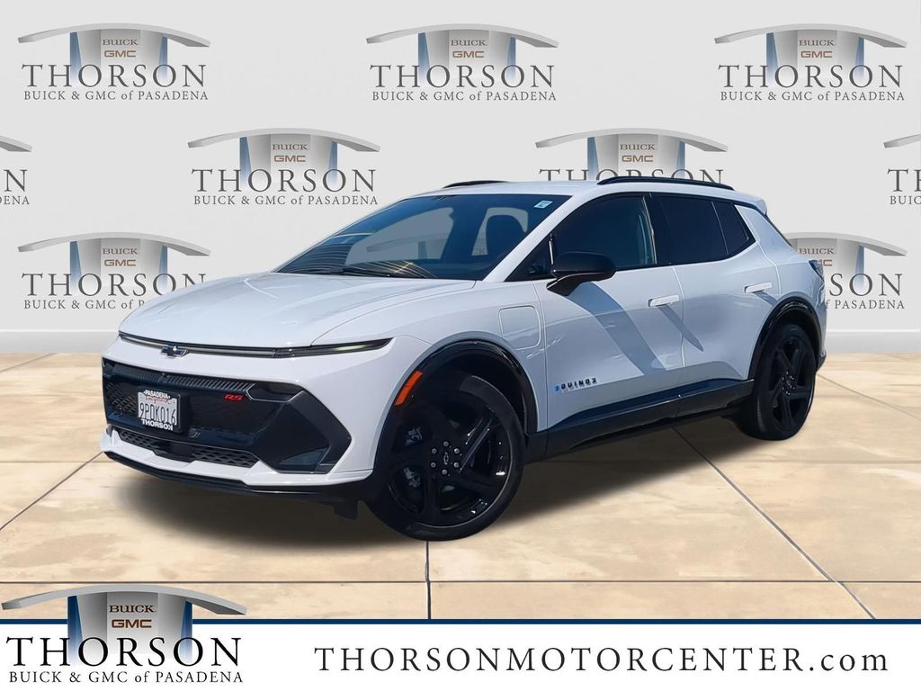 Summit White 2024 Chevrolet Equinox EV RS with 3RS FWD SUV / Crossover Front-Wheel Drive 1-Speed Automatic