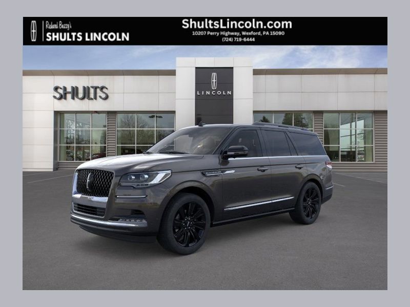 Black (Chroma Caviar Dark Gray Metallic Clearcoat) 2024 Lincoln Navigator Black Label 4WD SUV / Crossover Four-Wheel Drive Automatic