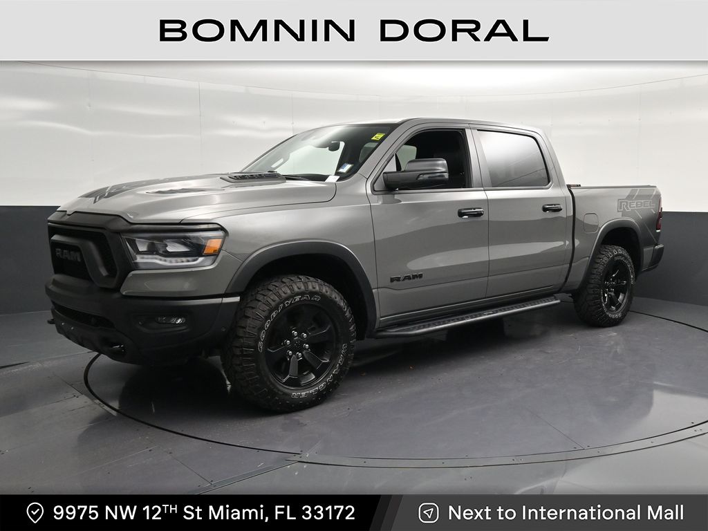 Gray Clearcoat 2023 RAM 1500 Pickup Truck Four-Wheel Drive 8-Speed Automatic