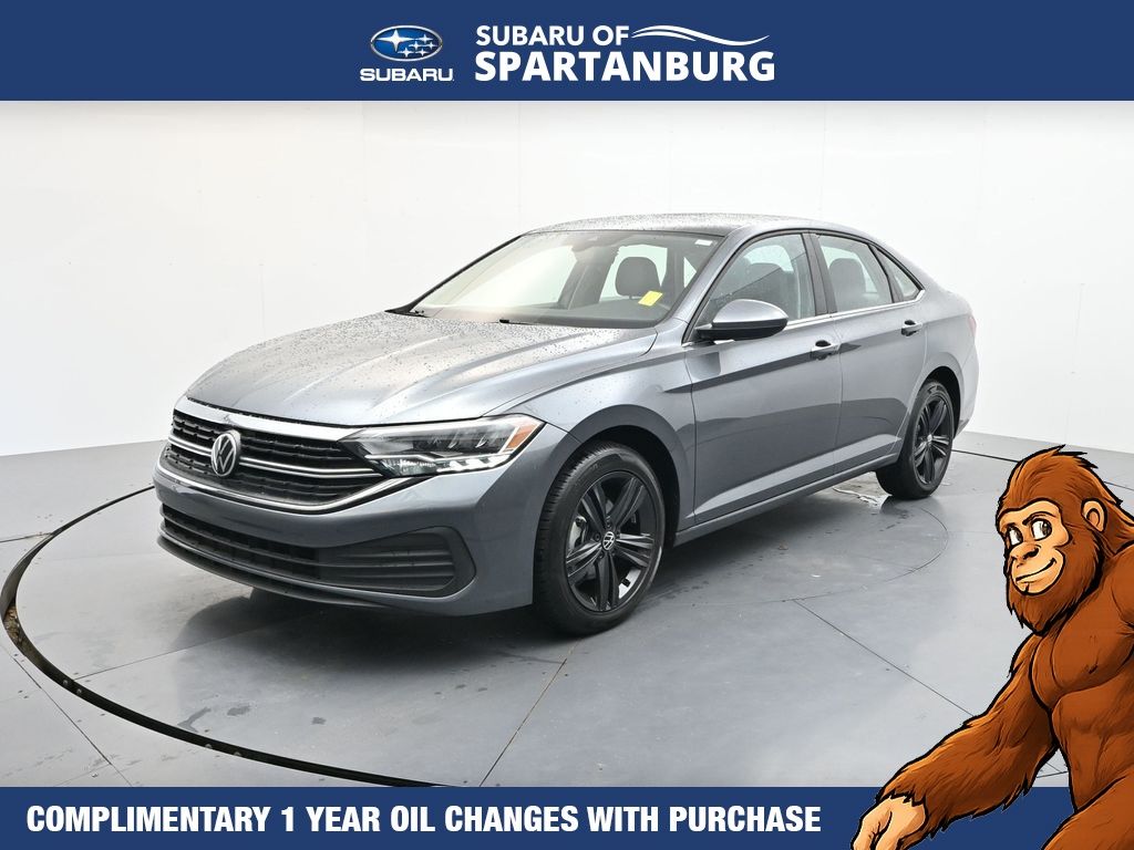 Platinum Gray Metallic 2023 Volkswagen Jetta Sedan Front-Wheel Drive 8-Speed Automatic