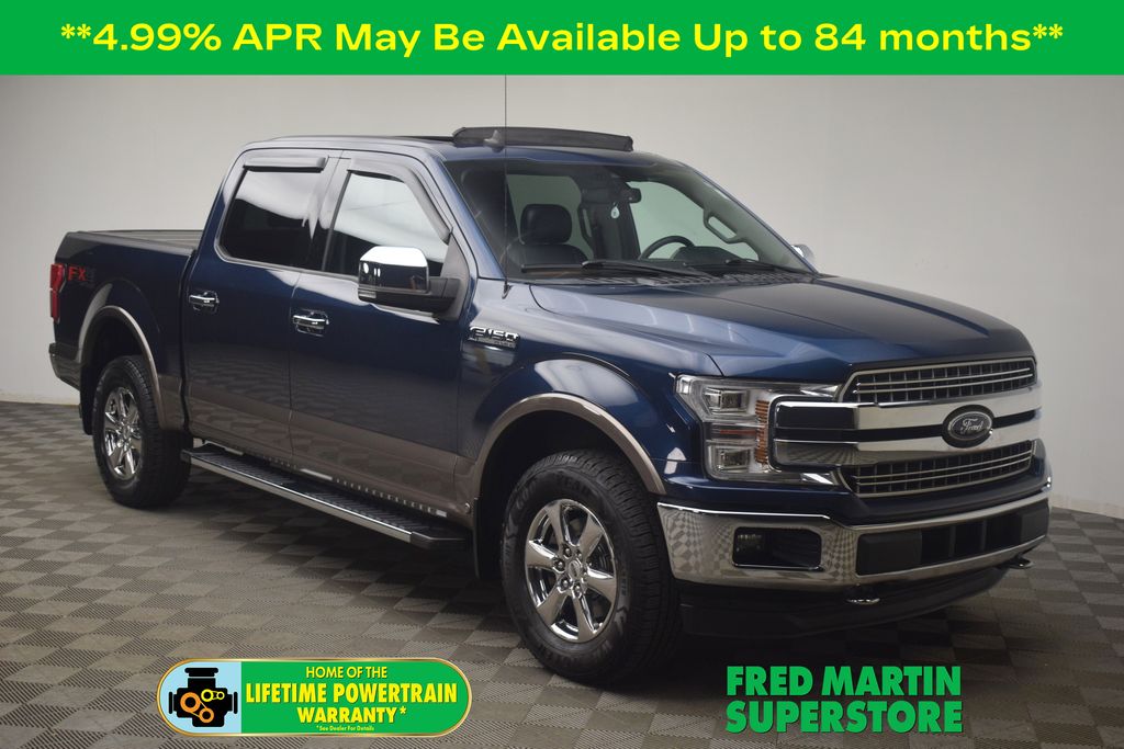 Velocity Blue Metallic 2019 Ford F-150 Pickup Truck Four-Wheel Drive Automatic