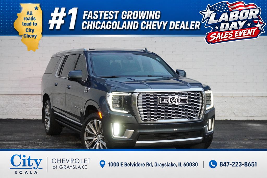 Gray (Dark Sky Metallic) 2021 GMC Yukon XL SUV / Crossover Four-Wheel Drive
