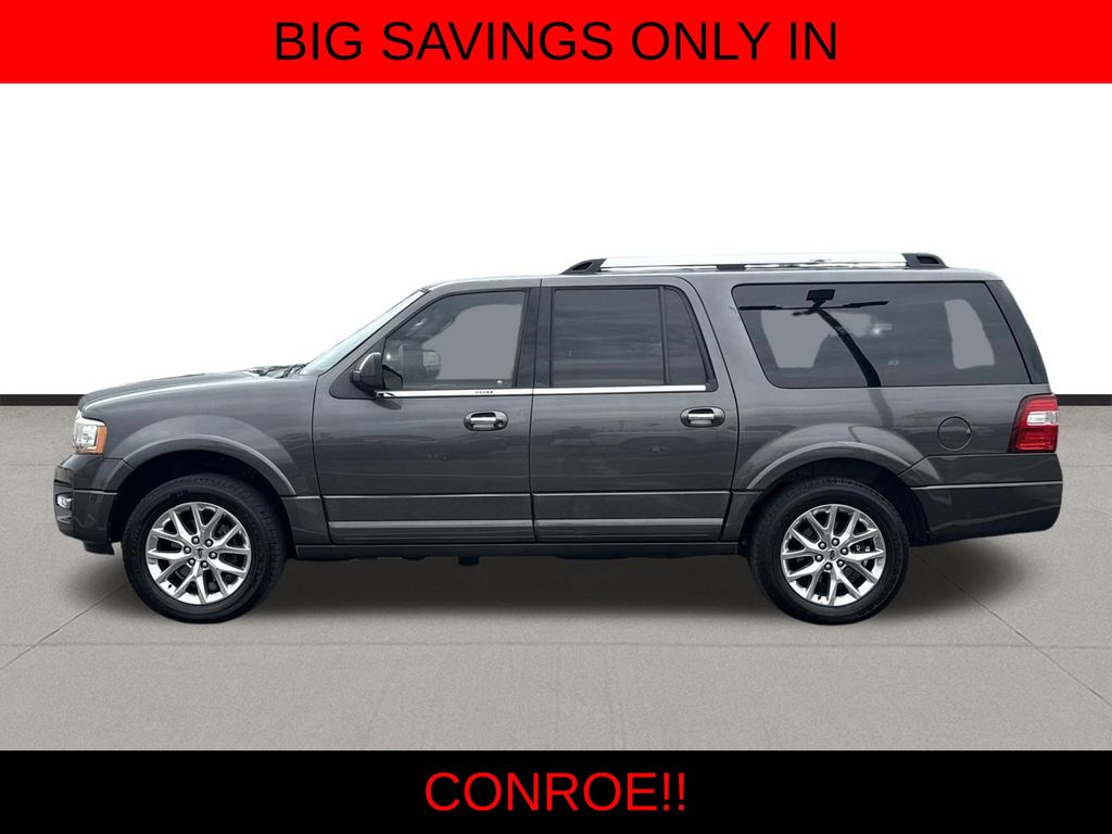 2017 Ford Expedition EL Limited Gray at Texan Dodge Chrysler Jeep Ram