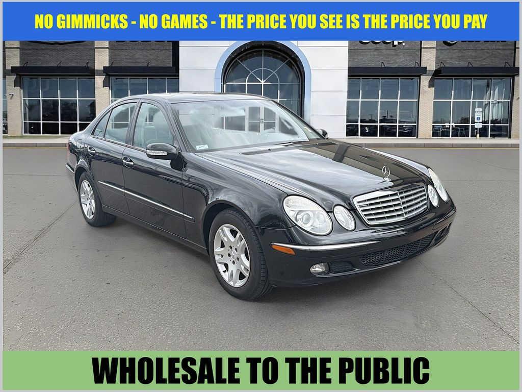 Black 2005 Mercedes-Benz E-Class E 320 Sedan Rear-Wheel Drive Automatic