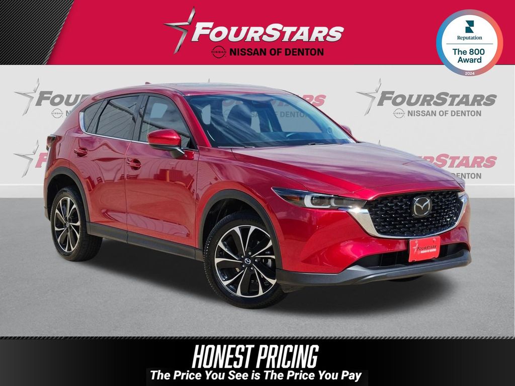 Soul Red Crystal Metallic 2022 Mazda CX-5 2.5 S Premium AWD SUV / Crossover All-Wheel Drive 6-Speed Automatic