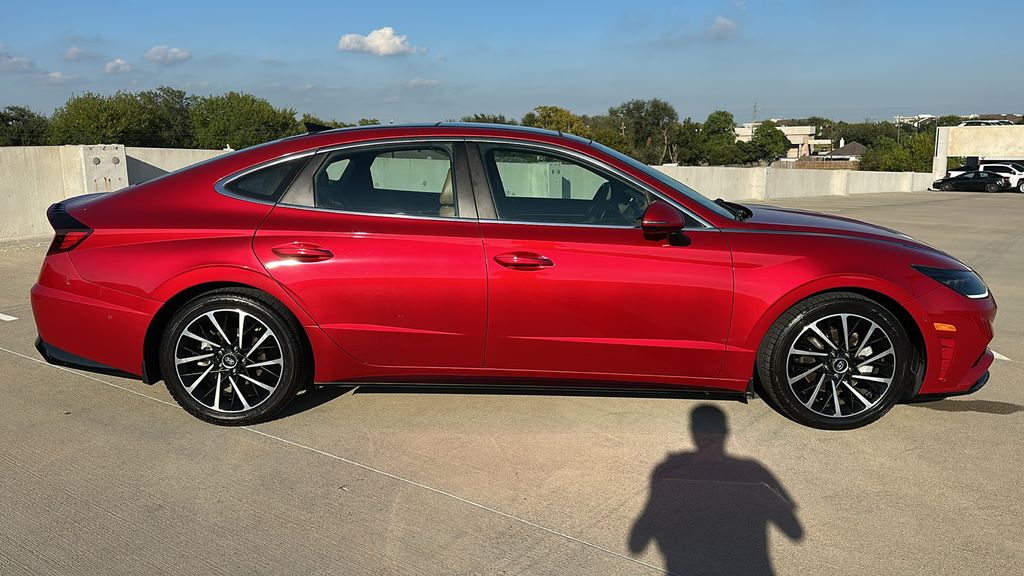 2021 Hyundai Sonata Limited Red at Parkway Family Mazda