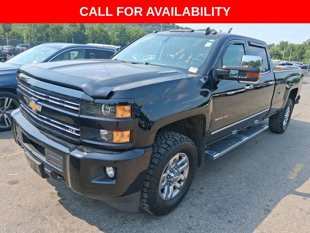Black 2016 Chevrolet Silverado 3500HD Pickup Truck Four-Wheel Drive 6-Speed Automatic