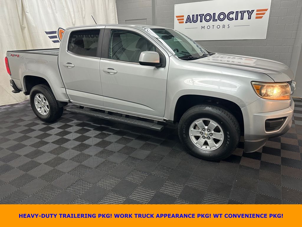 Silver Ice Metallic 2020 Chevrolet Colorado Pickup Truck Four-Wheel Drive 8-Speed Automatic