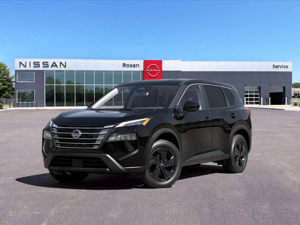 Super Black 2026 Nissan Rogue SUV / Crossover All-Wheel Drive Continuously Variable Transmission