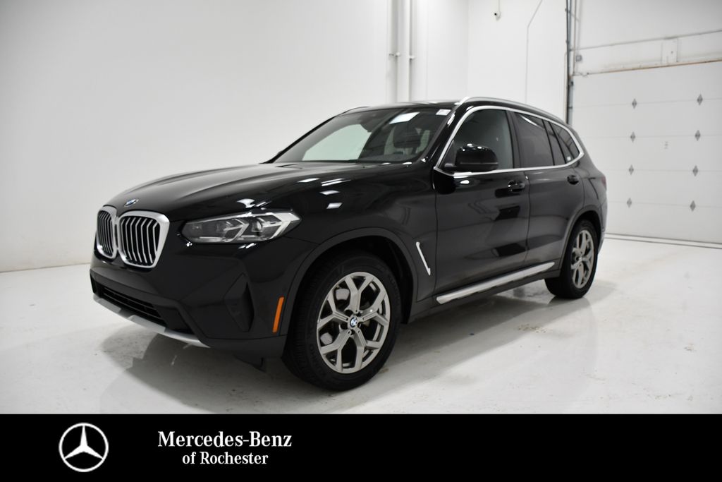 Jet Black 2024 BMW X3 SUV / Crossover All-Wheel Drive 8-Speed Automatic