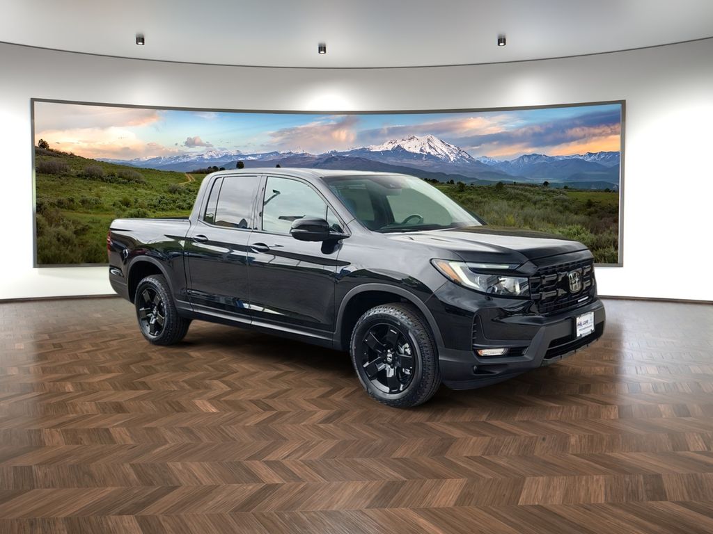 Black 2026 Honda Ridgeline Pickup Truck All-Wheel Drive 9-Speed Automatic