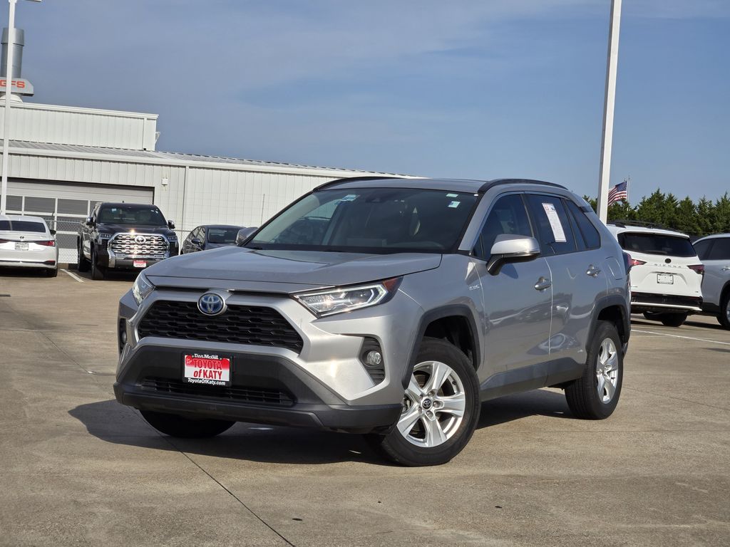 Silver Sky Metallic 2021 Toyota RAV4 Hybrid SUV / Crossover All-Wheel Drive Continuously Variable Transmission