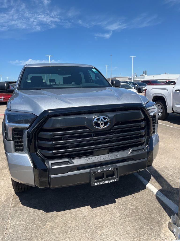 Celestial Silver 2026 Toyota Tundra SR CrewMax Cab 4WD Pickup Truck Four-Wheel Drive Automatic